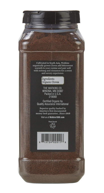 Watkins Organic Ground Cloves 15.9oz Food Service Size