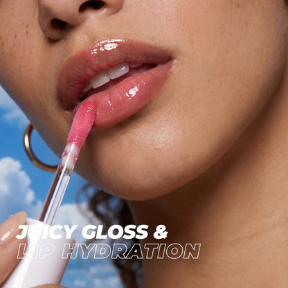 Vitamasques Glow Lip Treatment - Peach Glaze - 0.11 Fl Oz