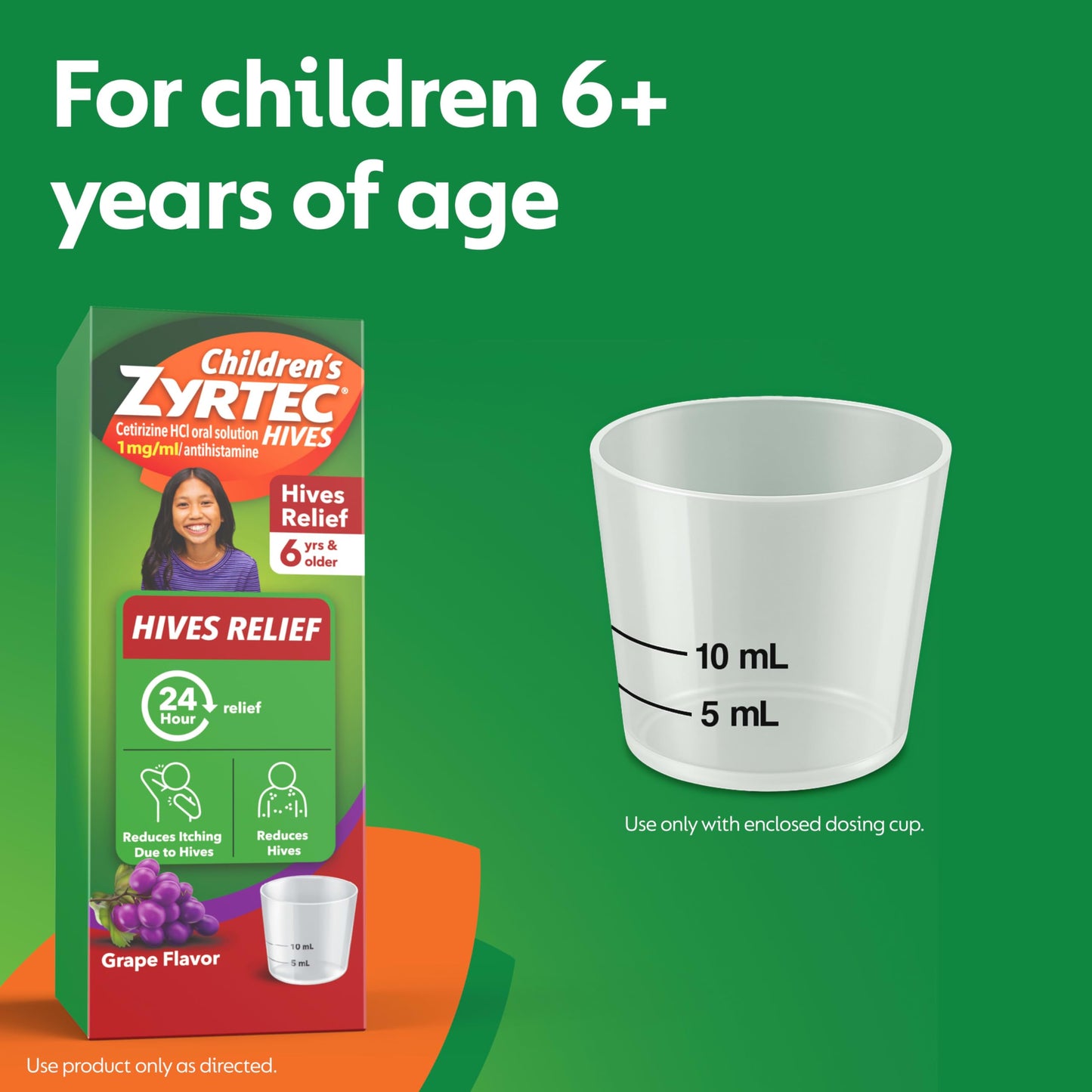 Zyrtec Children's Hives Relief Liquid Grape