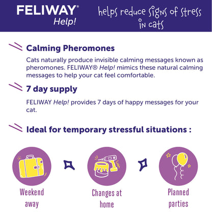 FELIWAY Help! Cat Calming Diffuser 7-Day Starter Kit