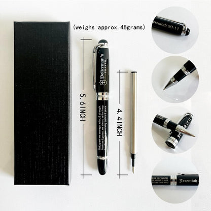 SUSZDOU Policeman Prayer Inspirational Bible Verse Pen