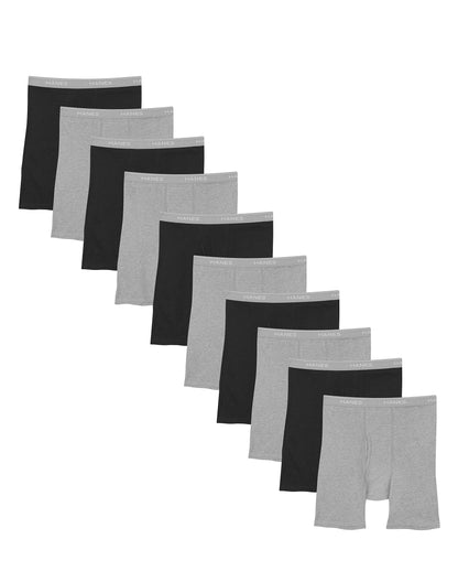 XL Hanes Mens Tagless Boxer Briefs 10-Pack