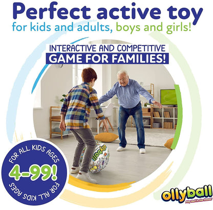 Ollyball - The Ultimate Indoor Kickball for Kids and Parents! Kick it. Color it. Play Ball in The House.