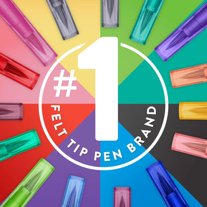 Paper Mate Flair Felt Tip Pens Variety Pack 12 Count