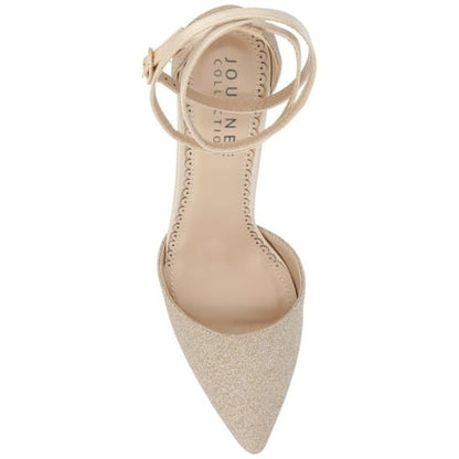 Women's Size 9 Journee Luela Pointed Toe Mid Heel Evening Pumps