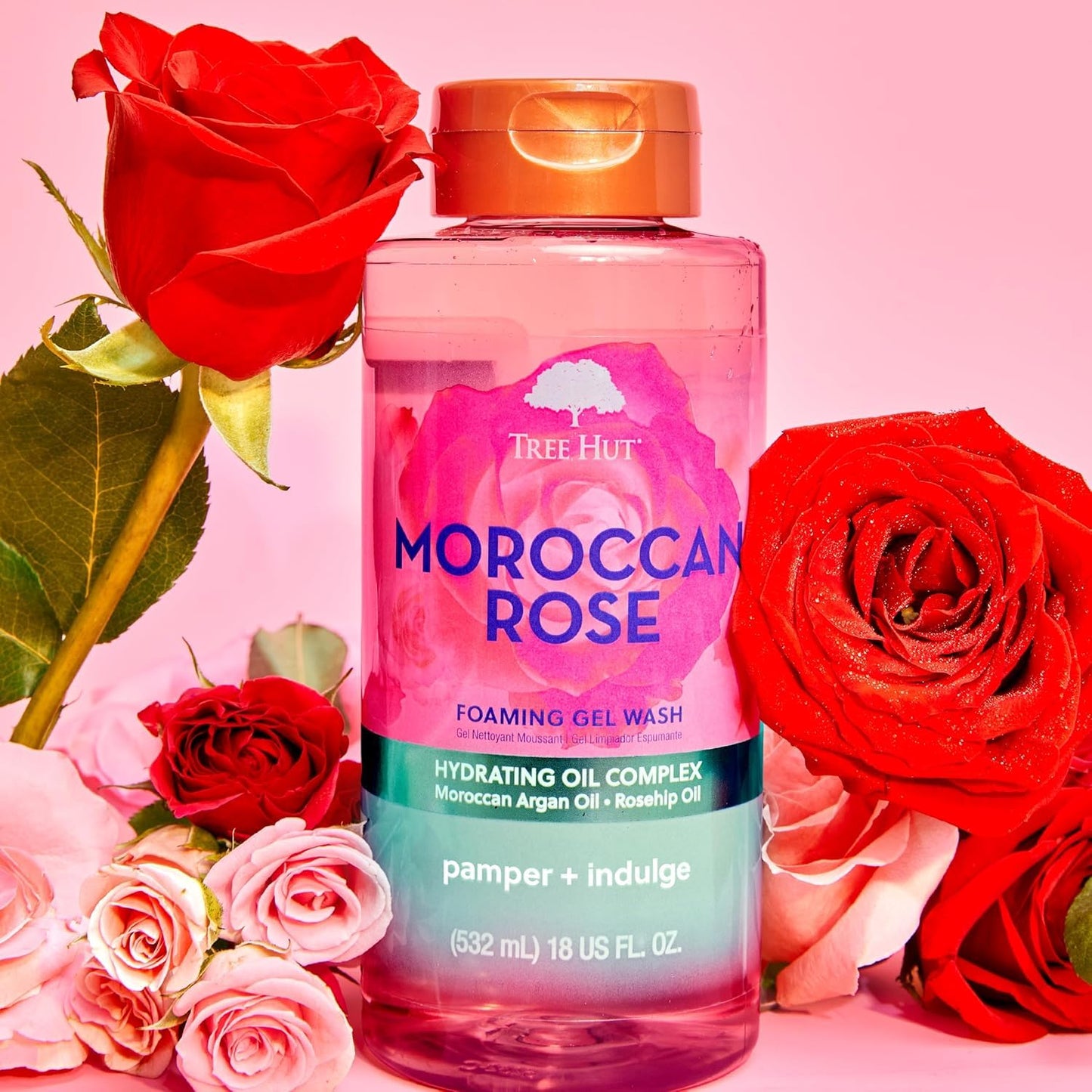 Moroccan Rose Foaming Gel Body Wash