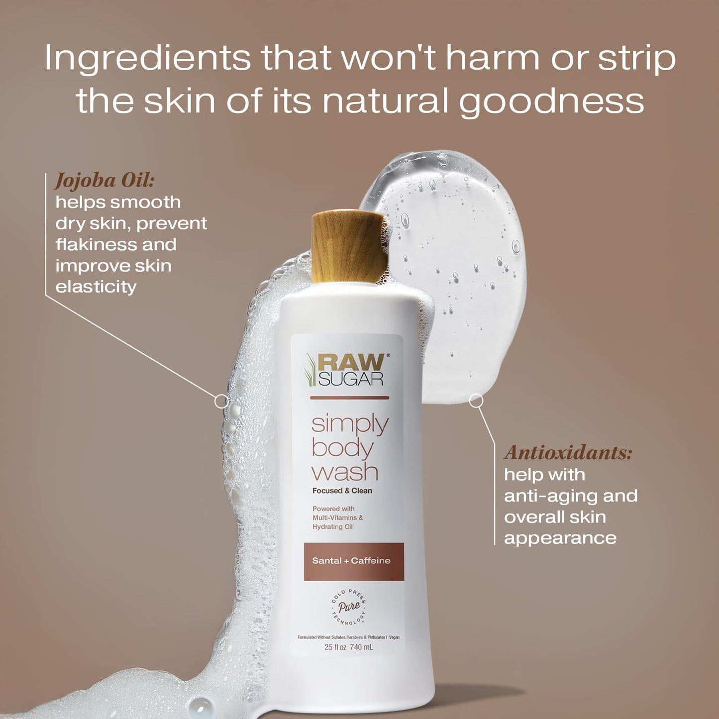 Simply Body Wash | Santal + Caffeine