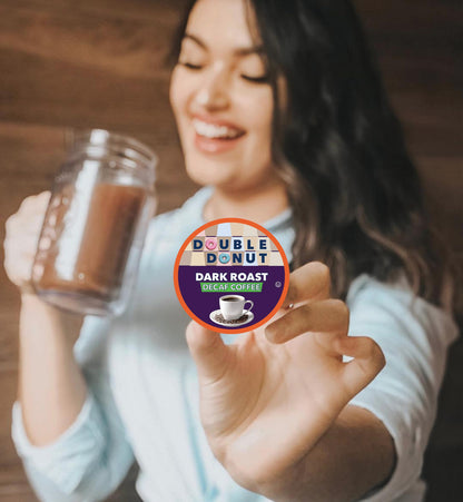 Double Donut Decaf Dark Roast Pods 72 ct BB 3/6/27