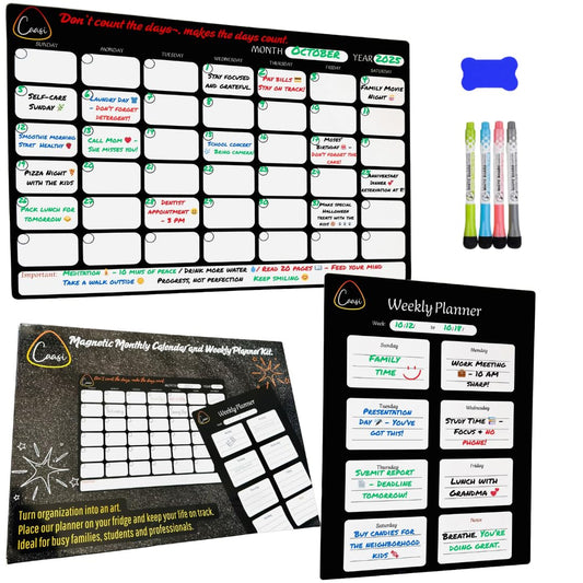 Magnetic Refrigerator Calendar Set