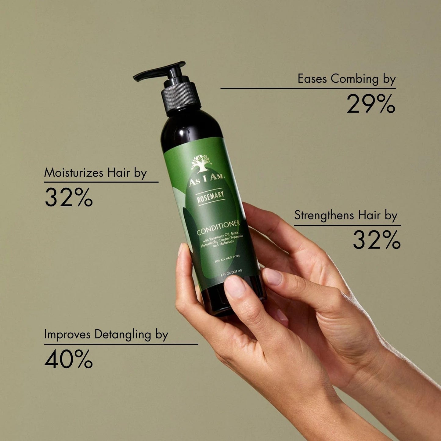 As I Am Rosemary Conditioner 8 oz