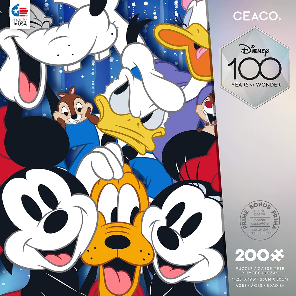 Disney's 100th Anniversary 200 Piece Jigsaw Puzzle