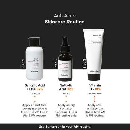 Minimalist Salicylic Acid 02% Face Serum in Clear | Size: 30ml