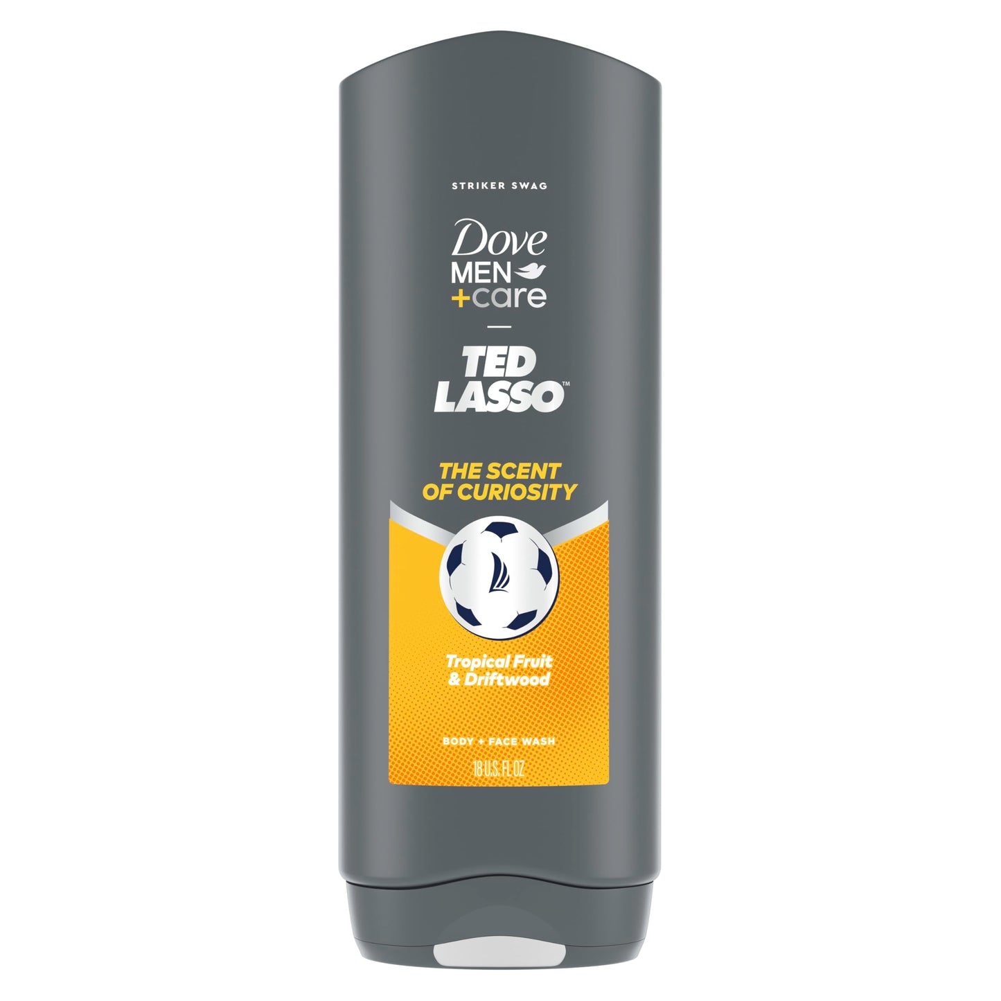 DOVE MEN Ted Lasso Scent of Curiosity Body & Face Wash 18 fl oz