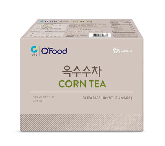 O Food Chung Jung One Corn Tea 300g - Smooth, Nutty Herbal Blend, Bleach-Free Tea Bags, Sugar-Free, Caffeine-Free *Exp 9/24/25*