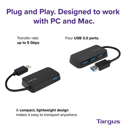 Targus - USB 3.0 4-Port Hub
