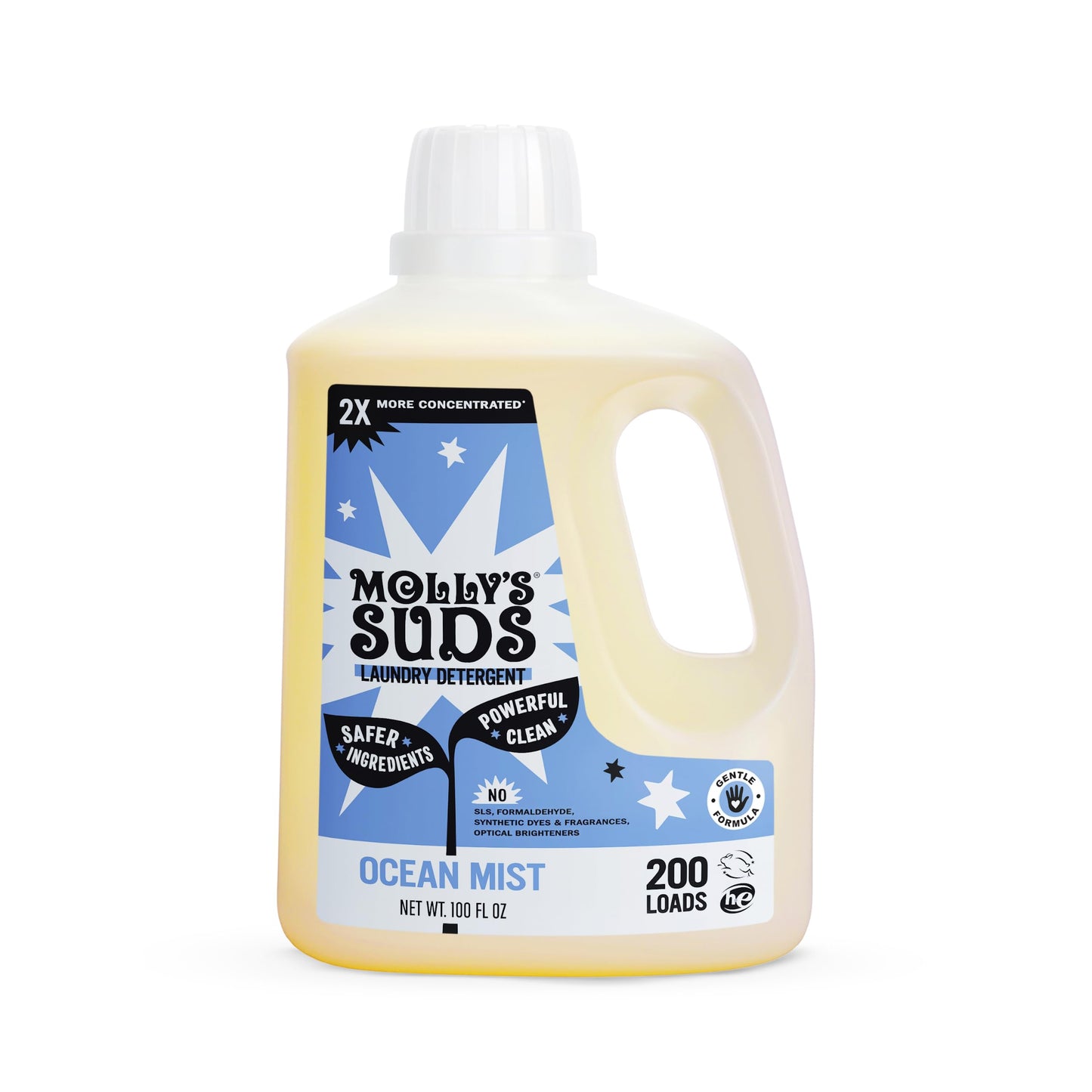 Molly's Suds HE Detergent Ocean Mist 200 Loads