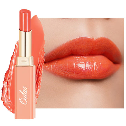 Oulac Moisturizing Lipstick, Orange Red G12, 0.07 oz