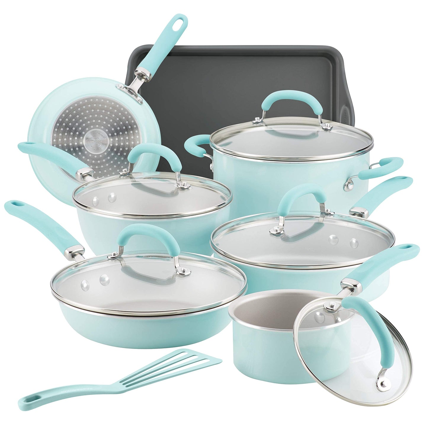 Rachael Ray Nonstick Cookware Pots and Pans Set
