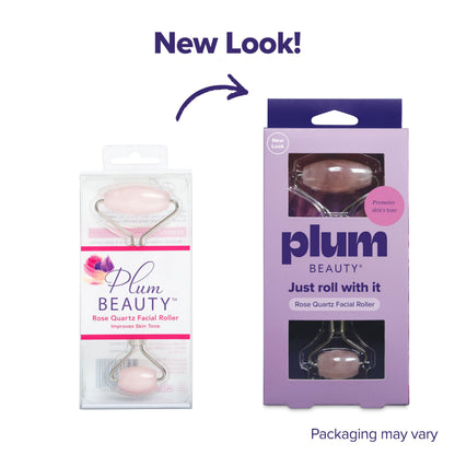 Plum Beauty Rose Quartz Facial Roller