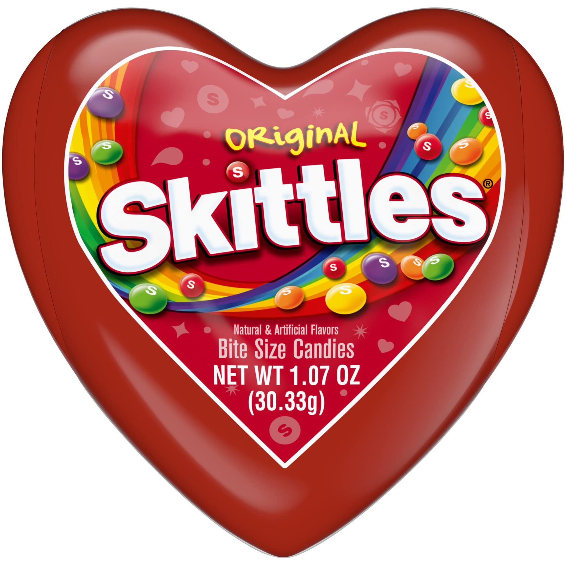 Skittles, Valentine's Day Original Chewy Candy - Heart Gift Tin, 1.07 ...