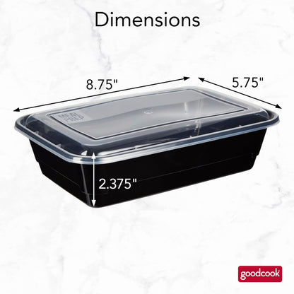 GoodCook Meal Prep Containers 10-Pack