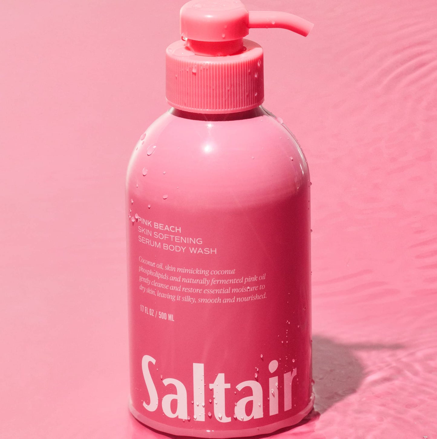 Saltair Pink Beach Body Wash 17 oz