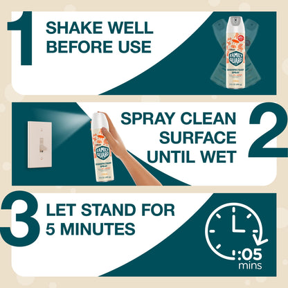 FamilyGuard Disinfectant Spray Aerosol Citrus