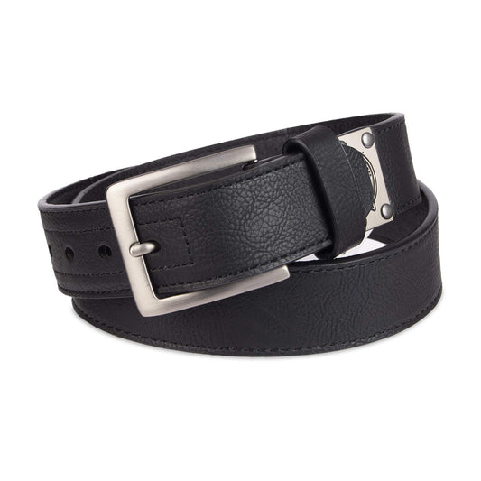 Dickies Men's Reinforced Leather 1 1/2 Inch Work Belt, Small,