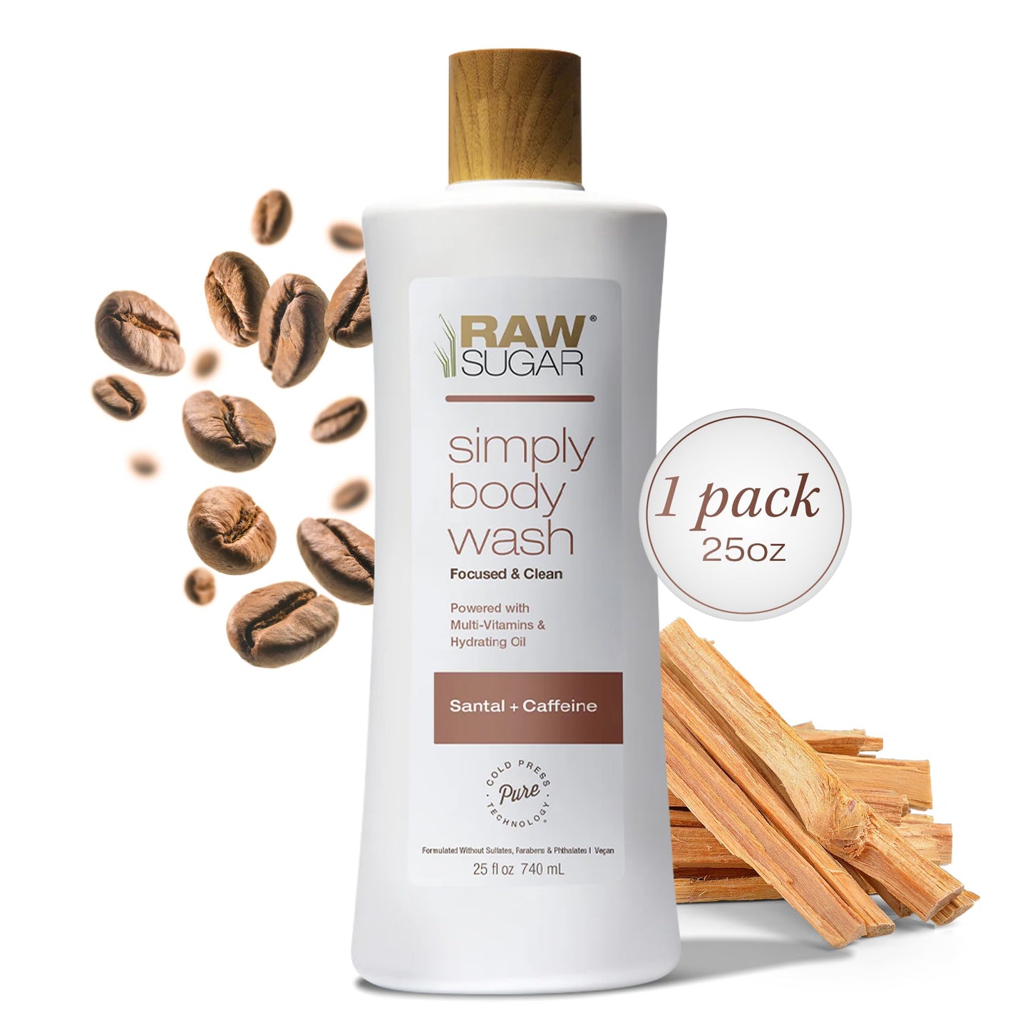 Simply Body Wash | Santal + Caffeine