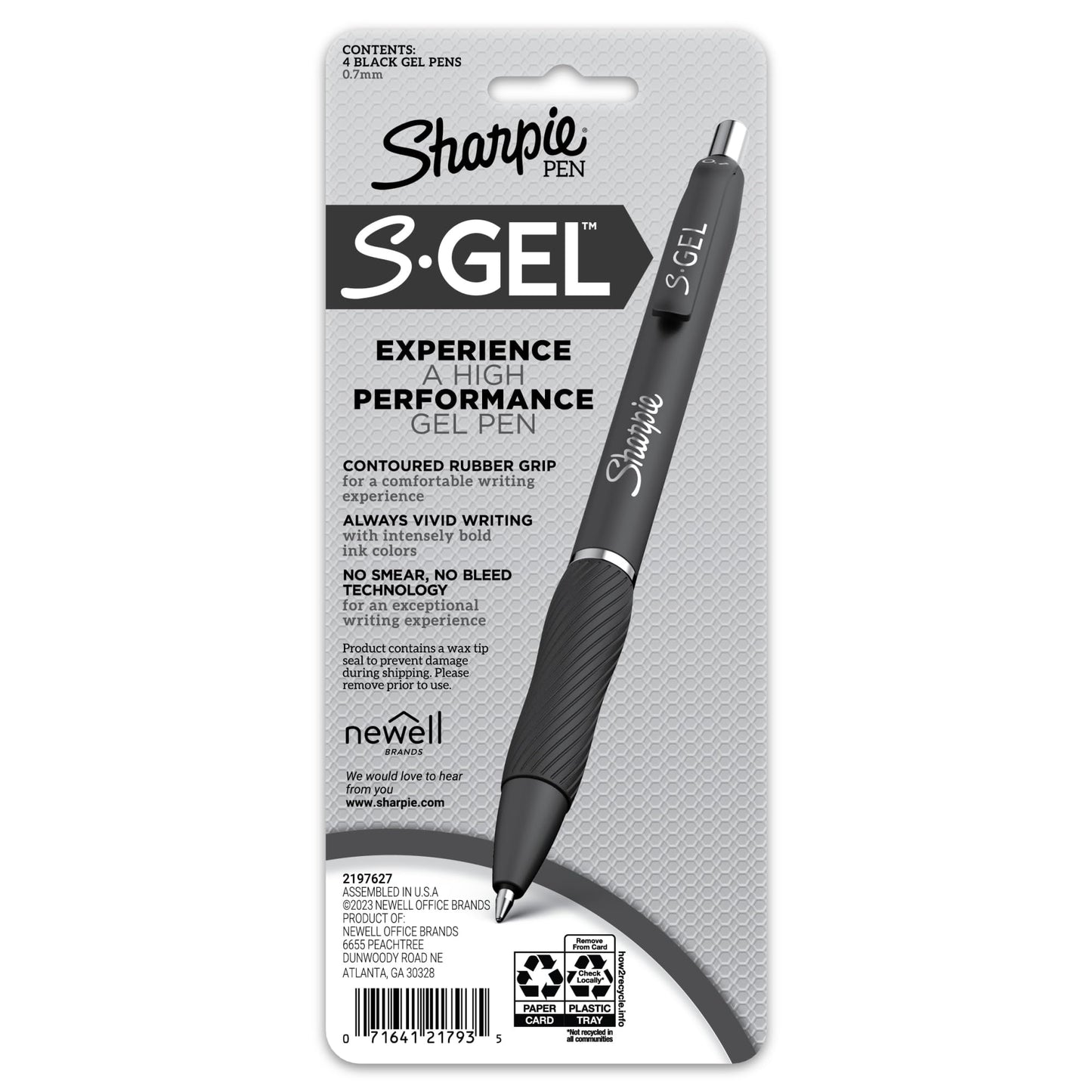 Sharpie S-Gel Fashion Barrel Gel Pens
