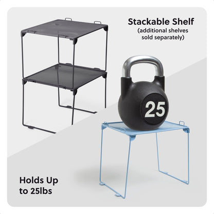 U Brands Mesh Locker Organizer Shelf, 11" x 10" x 8"