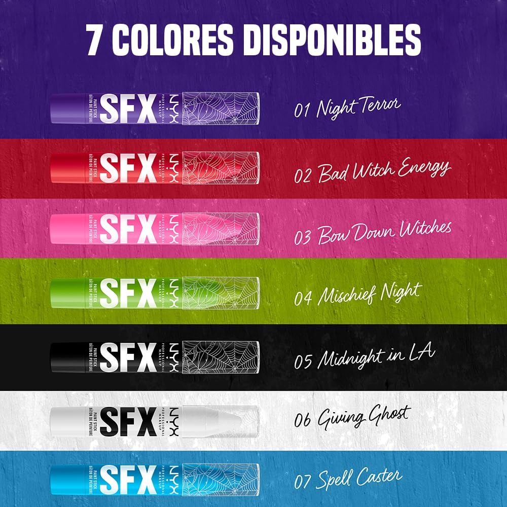 NYX Professional SFX Face & Body Paint Sticks Night Terror Blue