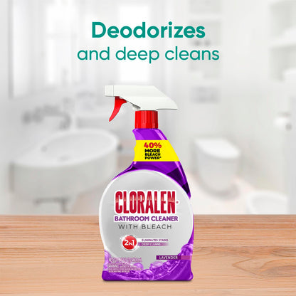 Cloralen - Bathroom Cleaning Spray, Lavender Scent - 32 Fl. Oz.