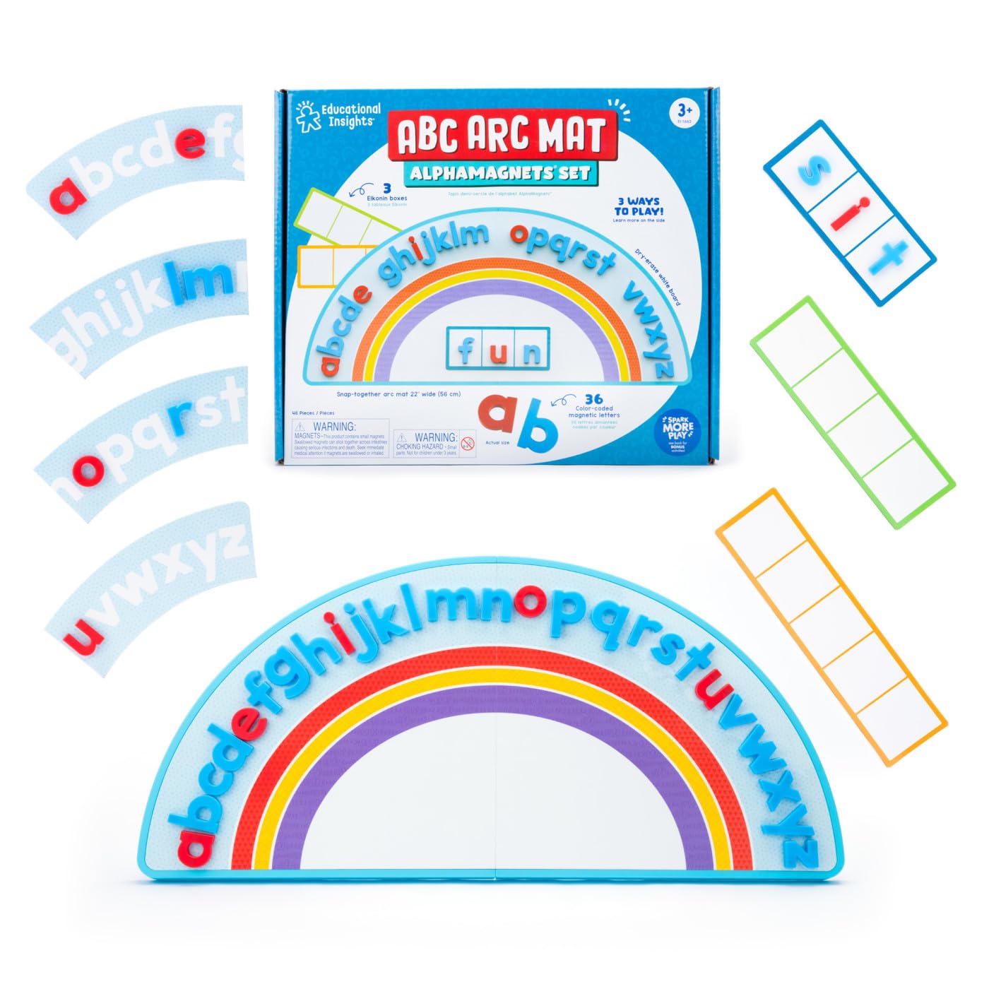 Educational Insights ABC Arc Mat Alphamagnets Set
