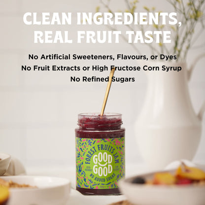 Good Good Forest Fruit Jam 12oz No Sugar (Best By 09/2026)