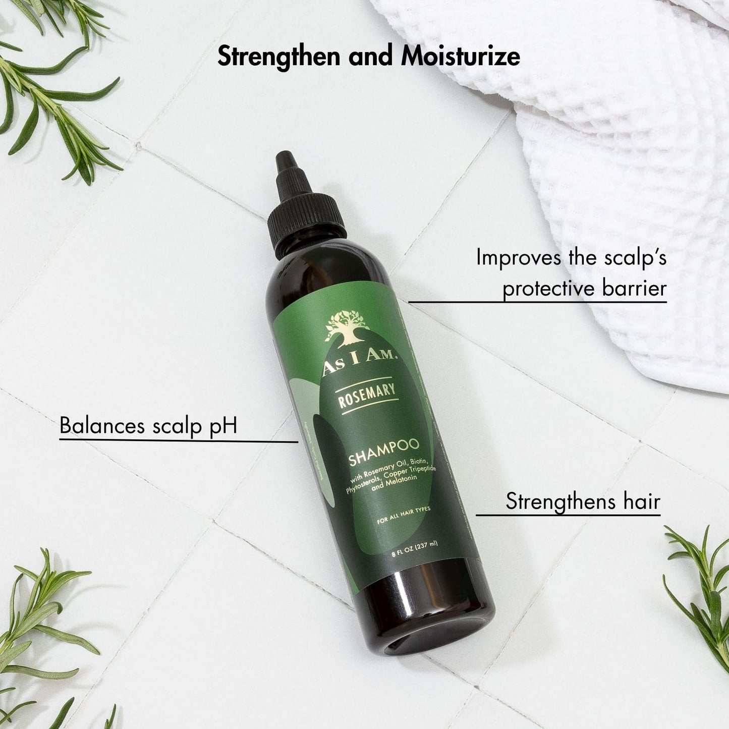 As I Am Rosemary Shampoo