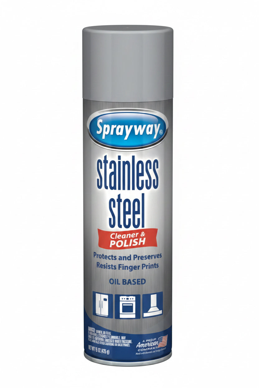 Sprayway Oil-based Stainless Steel Cleaner and Polish