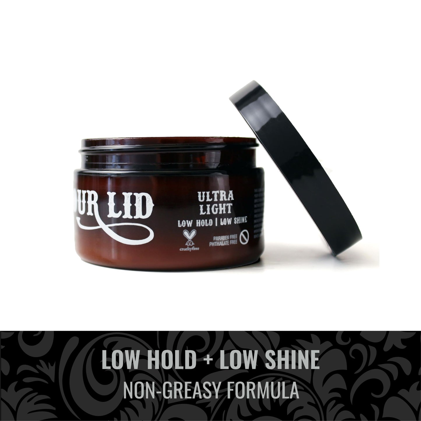 Fix Your Lid Ultra Light Pomade for Men, Low Hold Low Shine, 3.75 oz