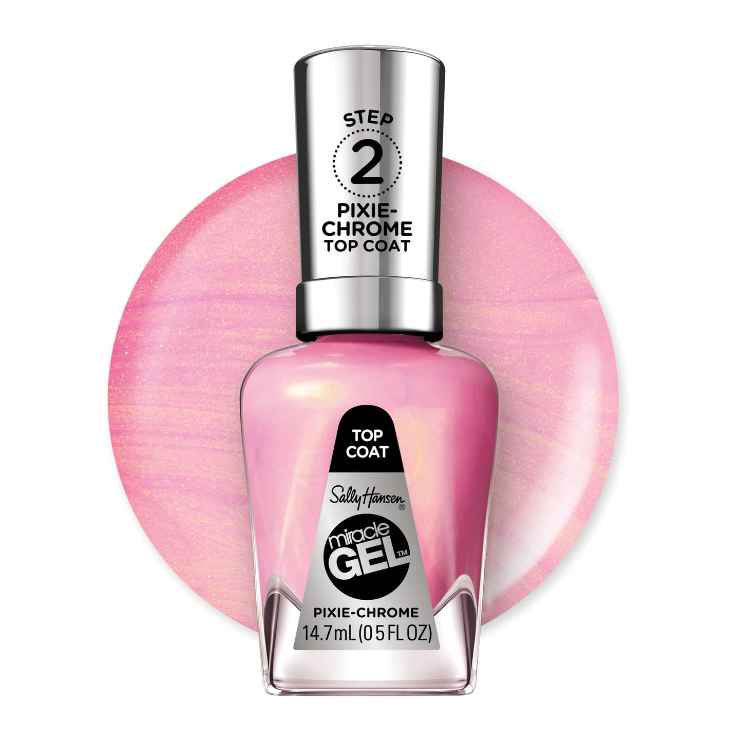Miracle Gel Top Coat Nail Polish Pixie Chrome