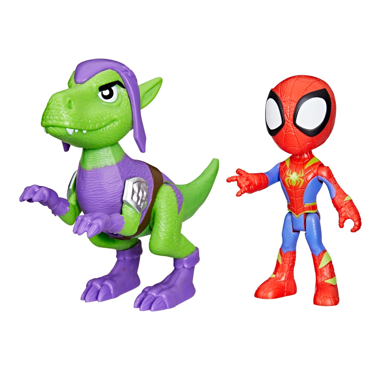 Marvel Spidey Dino-Webs Spidey & Goblin Raptor Figure Set
