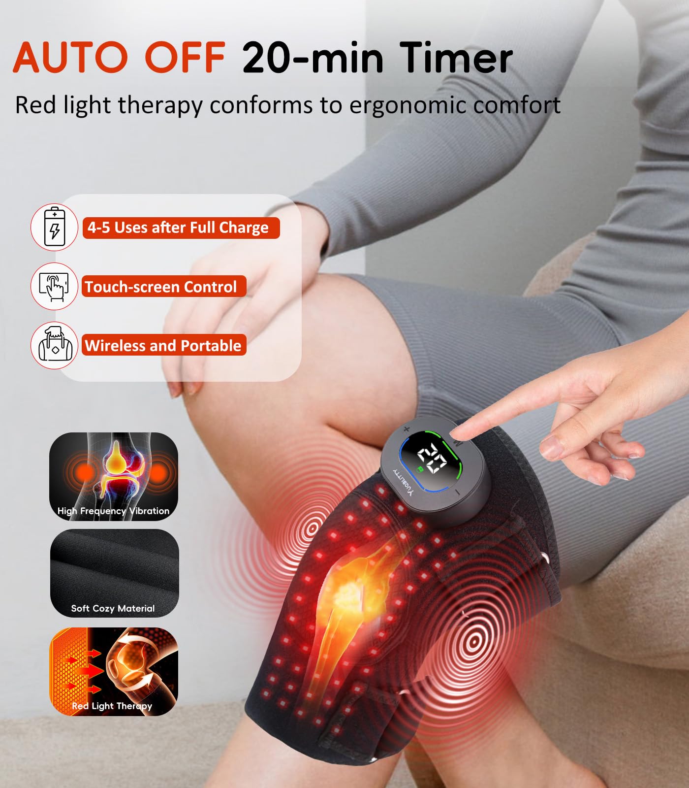 Knee Massager with Heat