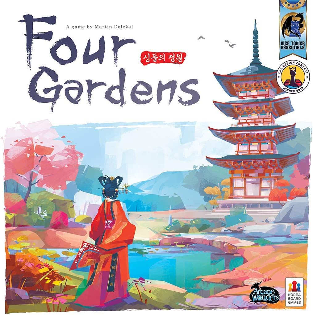 Four Gardens By Arcane Wonders Ages 10+ 2-4 Players