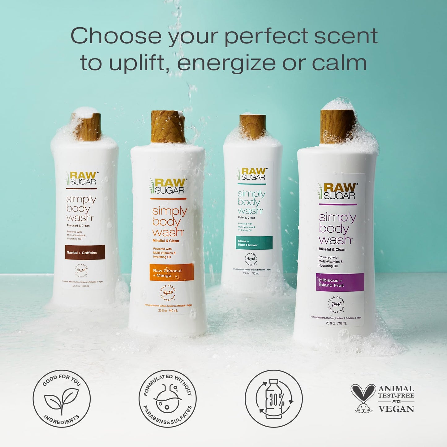 Simply Body Wash | Santal + Caffeine