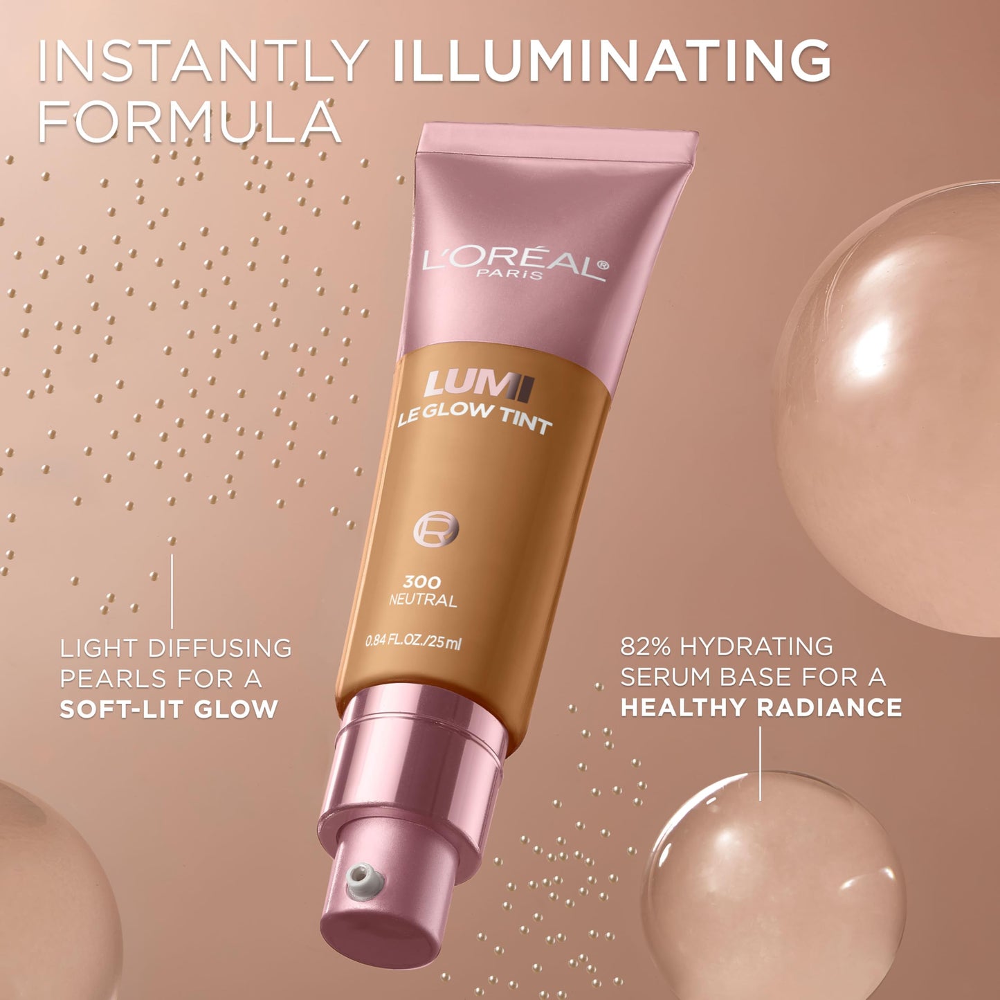 L Oreal Paris Lumi Le Glow Skin Tint Foundation Makeup 410