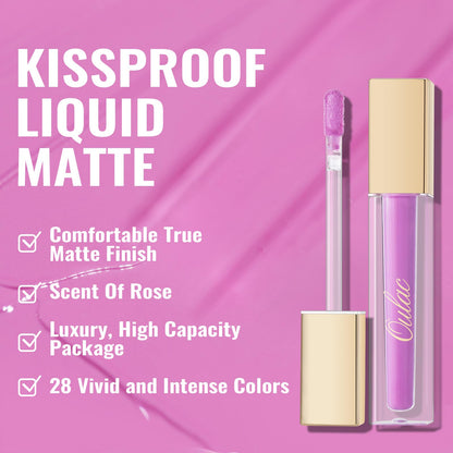 Oulac Matte Lipstick Light Pink Lavender M14