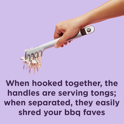 Chef'n Meat Shredding Tongs, Wide, Textured Tines *Minor Package Damage*