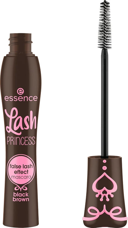 Essence Lash Princess False Lash Effect Mascara - Black Brown - Intense Volume, Length & Definition | Vegan, Cruelty Free & Paraben Free