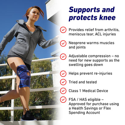 Neo G Open Knee Support, One Size Fits Most *Damaged Package See Desc*