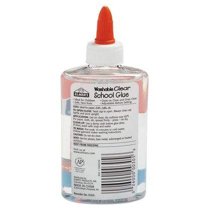 Elmer's E305 Washable School Glue, 5 oz, Liquid