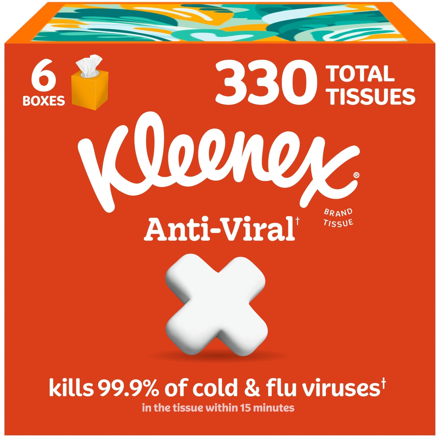 Kleenex Anti-Viral 3-Ply Facial Tissue - 6pk